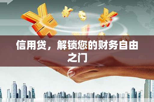 武义信用贷，解锁您的财务自由之门